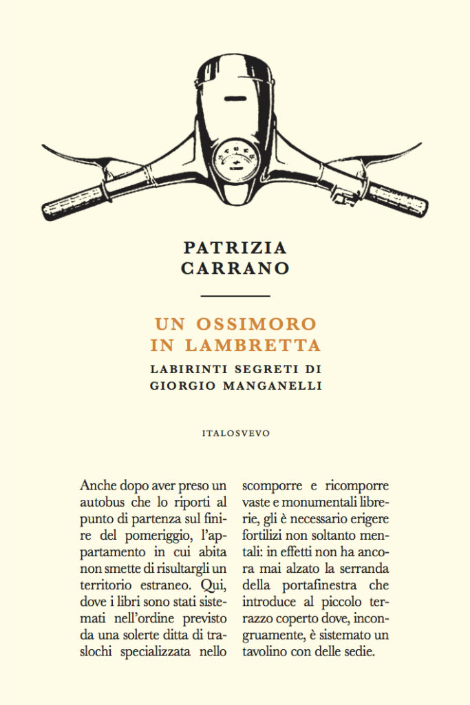 Italo Svevo Edizioni - Un ossimoro in Lambretta - Carrano